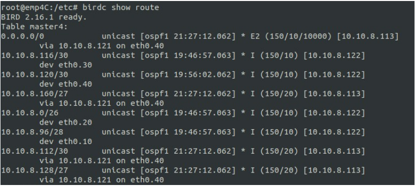 Configuración de ruteo dinámico entre routers